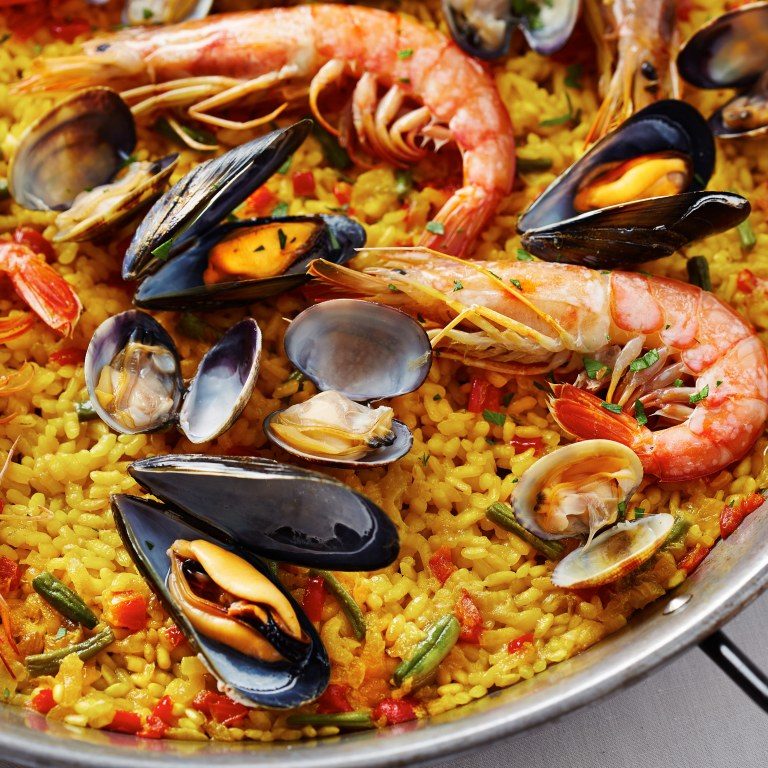 Paella fruits de mer Paella fruits de mer